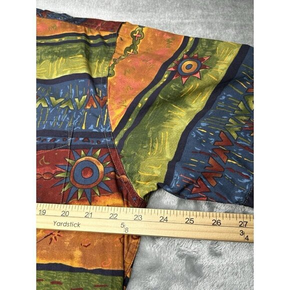 The Territory Ahead Shirt Mens Large Tall LT Tribal Aztec Southwestern Boho - Picture 6 of 10